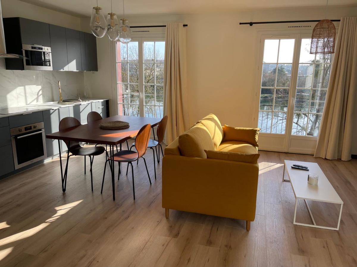 Ambiance Seine, Appartement Lumineux En Bordure De Seine - Chouette Thomery Esterno foto